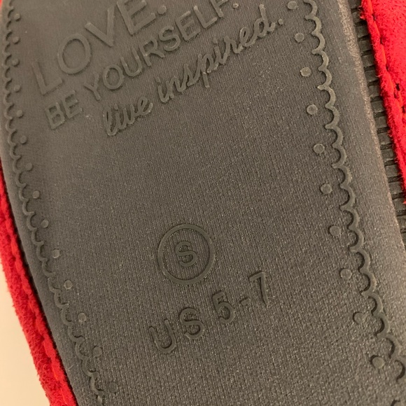 Pudus Memory foam lumberjack red slide slippers S(5-6.5) women’s - Picture 7 of 11